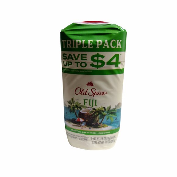 Old Spice Men's Antiperspirant & Deodorant - Fiji with Palm Tree - 2.6oz/3pk - Picture 2 of 3